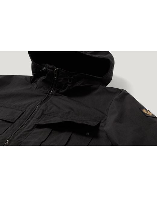 Belstaff Black Men's Container Overshirt Compact Technical Cotton for men