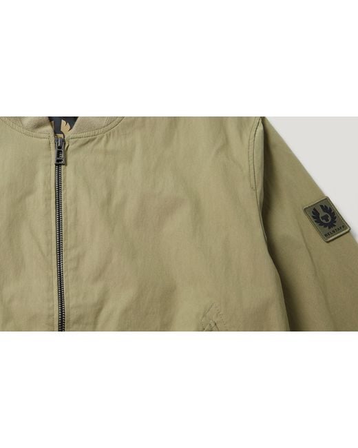 Belstaff Green Men's Carrier Jacket Compact Technical Cotton for men