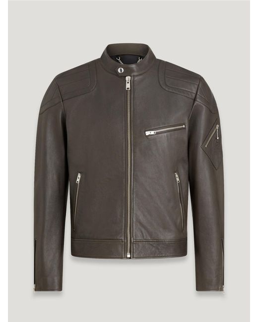 Belstaff Gray T Racer Jacket for men
