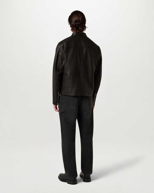 Belstaff Black Men's Track Racer Lamb Leather for men