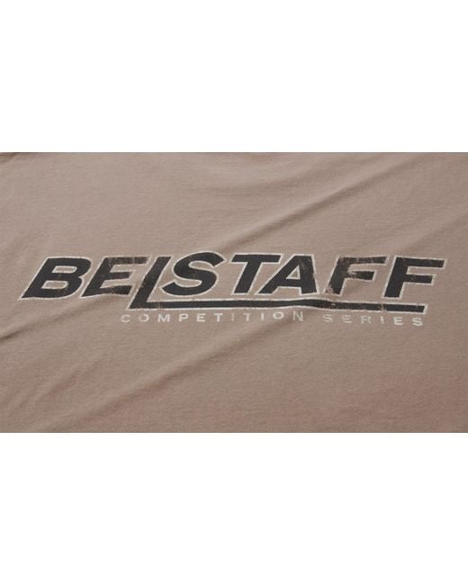 Belstaff Natural Men's Competition Momentum T-shirt Spray Treatment Heavyweight Jersey for men