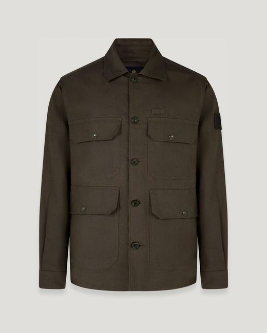 Belstaff Green Forge Overshirt for men