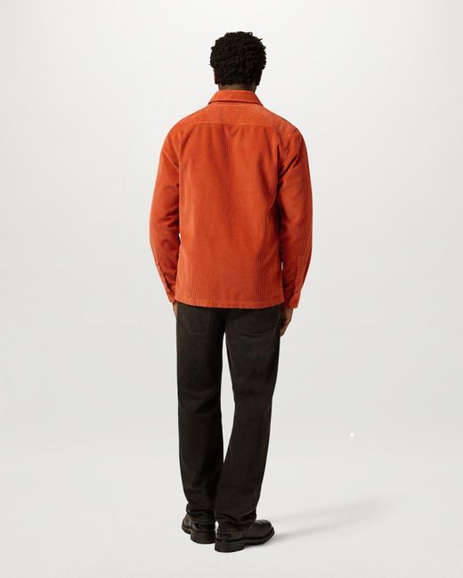 Belstaff Orange Men's Ravine Cotton Corduroy for men