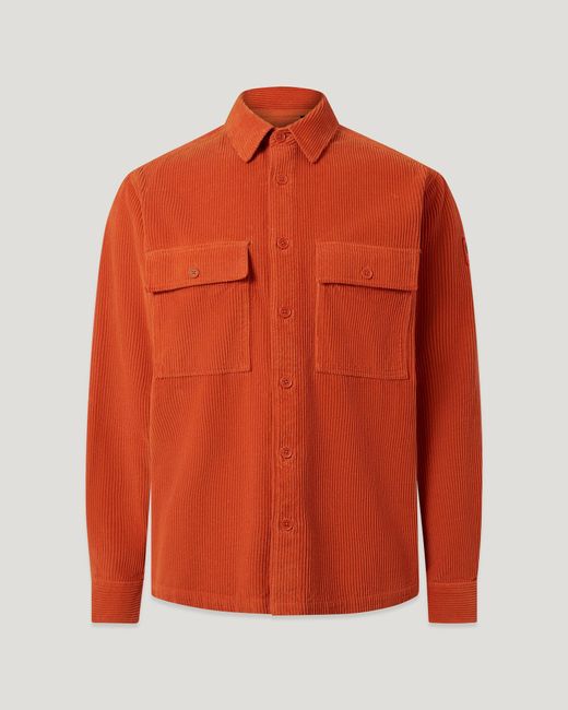 Belstaff Orange Men's Ravine Cotton Corduroy for men