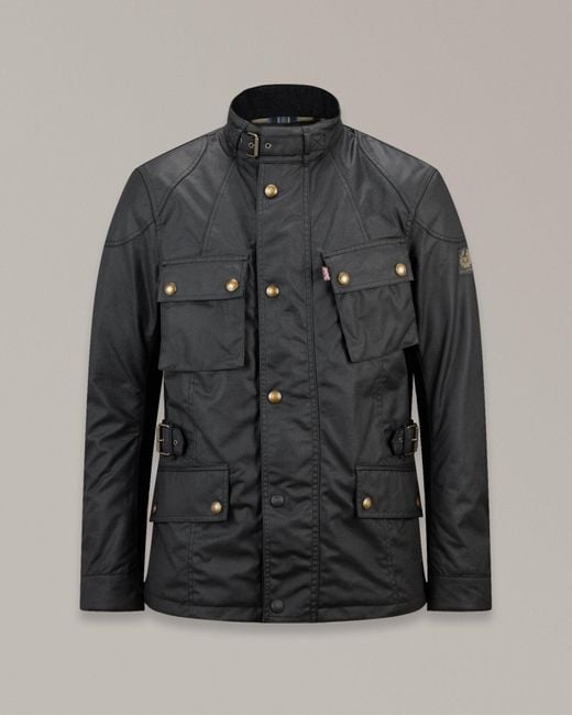 Belstaff Black Crosby Motorcycle Jacket for men