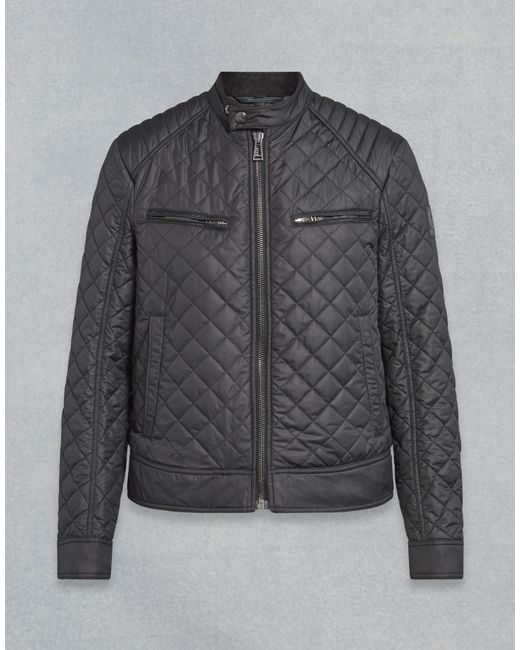 Belstaff Synthetic Beckford Quilt Jacket in Black for Men | Lyst