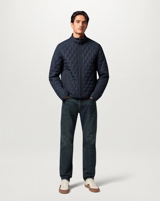 Belstaff Blue Men's Pembroke Jacket Quilted Recycled Nylon for men