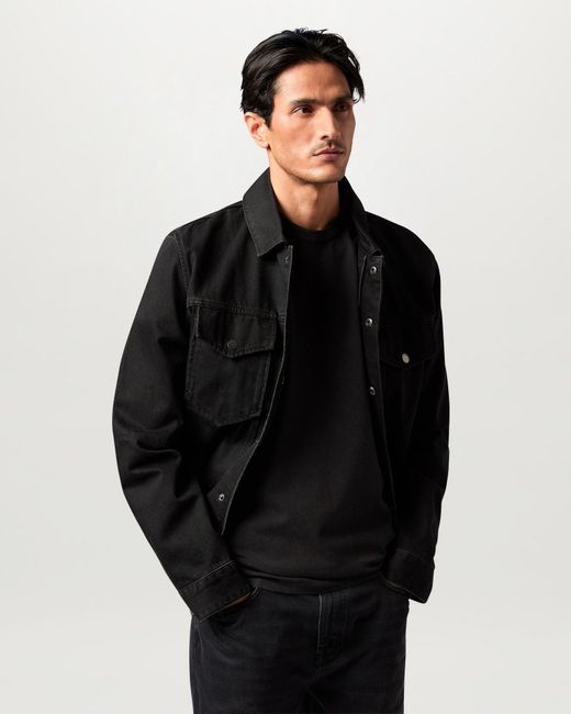 Belstaff Black Men's Valley Garment Dye T-shirt Cotton for men