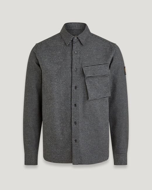 Belstaff Gray Scale Shirt for men