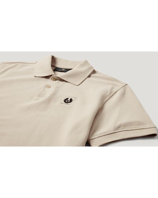 Belstaff Natural Men's Polo Cotton Pique for men