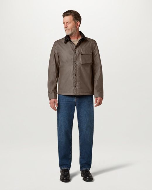 Belstaff Brown Men's Ground Jacket Waxed Cotton for men