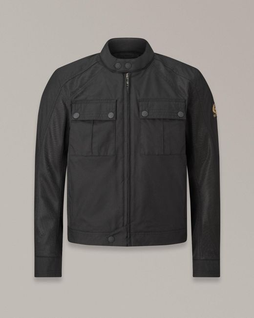 Belstaff Black Temple Motorcycle Jacket for men