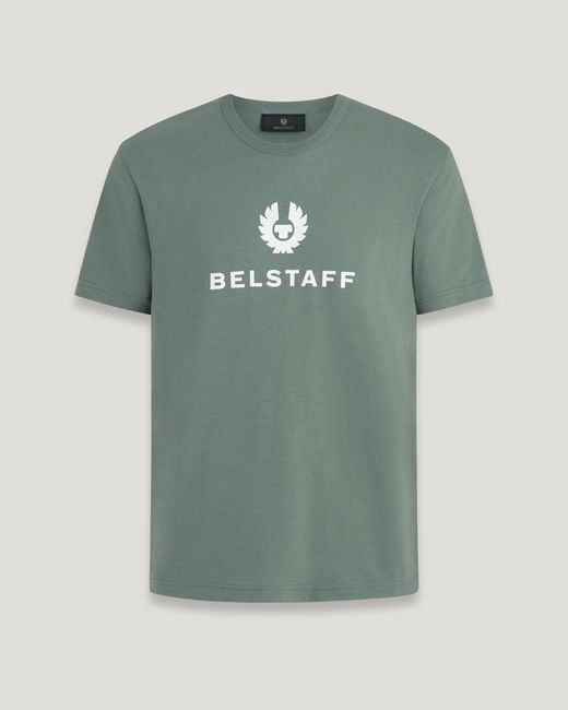Camiseta signature Belstaff de hombre de color Green