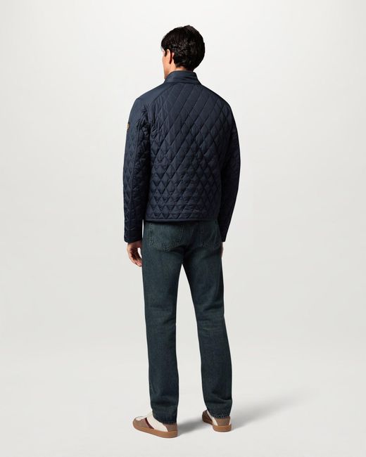 Belstaff Blue Men's Pembroke Jacket Quilted Recycled Nylon for men