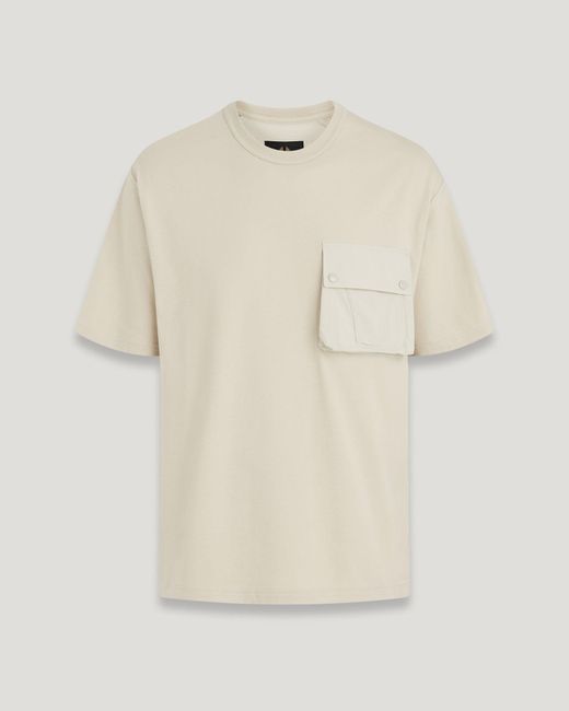 Belstaff Natural Castmaster Pocket T-shirt for men