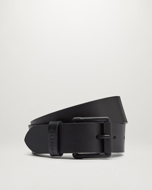 Cintura con fibbia roller di Belstaff in Black da Uomo
