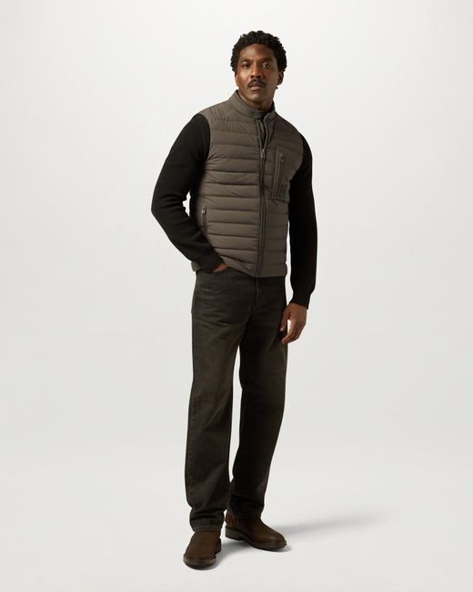 Belstaff Brown Men's Chassis Gilet Lightweight Stretch Down for men
