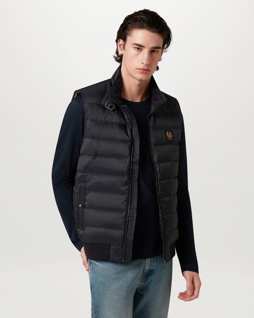 Belstaff Blue Men's Circuit Gilet Down Filled Nylon for men