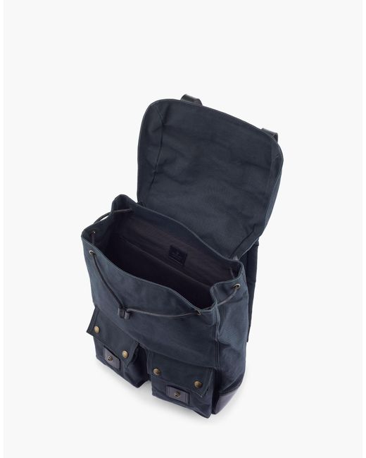 Belstaff Colonial Backpack in Black for Men | Lyst UK