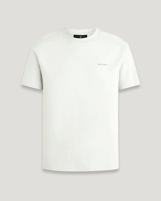 Belstaff White Men's Alloy T-shirt Cotton Jersey for men