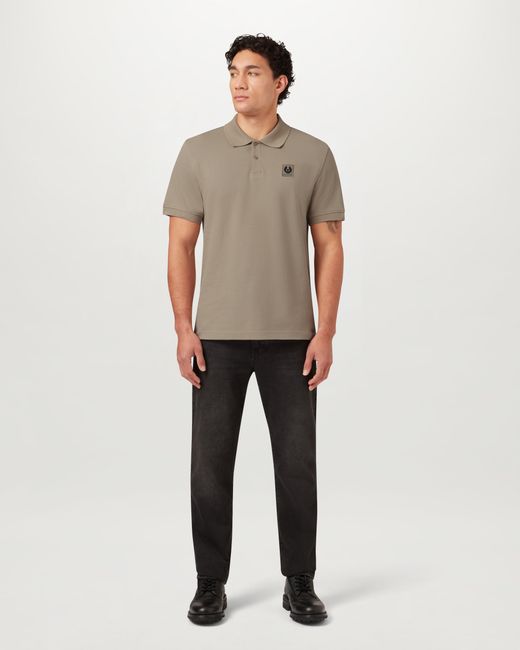 Belstaff Natural Men's Polo Cotton Pique for men