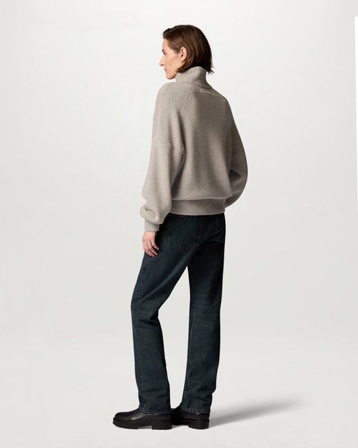 Belstaff Natural Women's Ottawa Jumper Wool Cashmere Blend