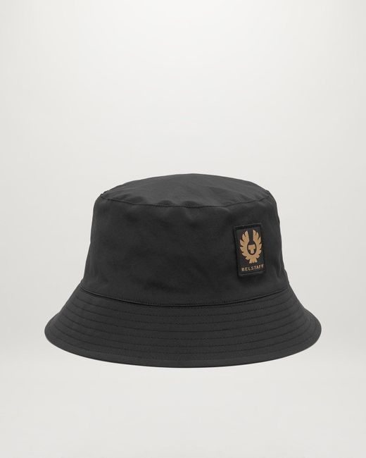 Belstaff Black Castmaster Bucket Hat for men