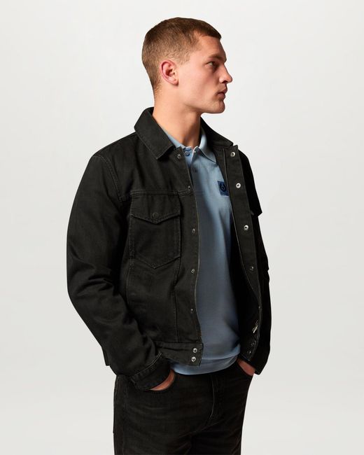 Belstaff Blue Men's Long Sleeved Polo Cotton Pique for men