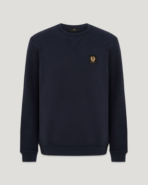 Belstaff Blue Men's Sweatshirt Cotton Fleece for men