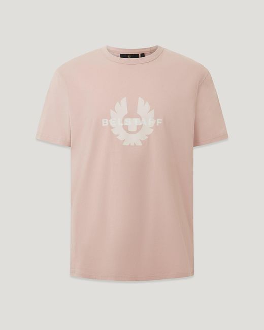 Belstaff Pink Men's Surface T-shirt Cotton Jersey for men