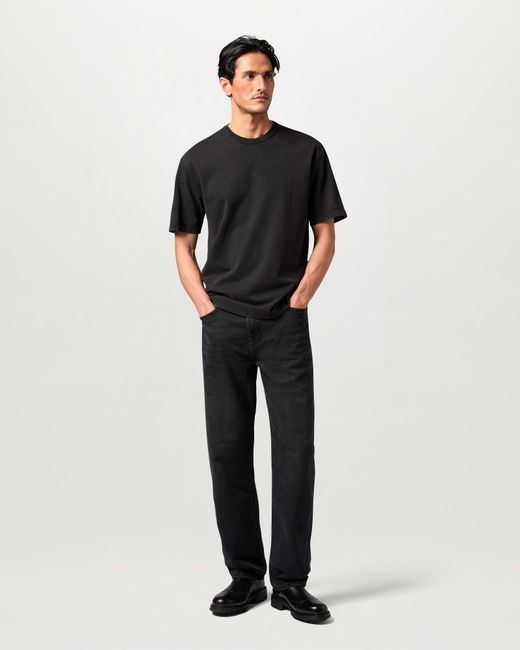 Belstaff Black Men's Valley Garment Dye T-shirt Cotton for men