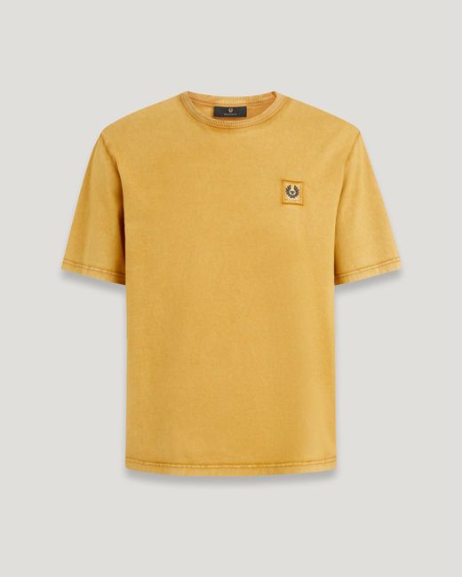 Belstaff Yellow Hockley T-shirt for men