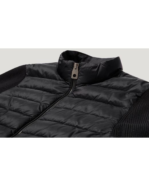 Belstaff Black Women's Cameron Zip Cardigan Merino Wool