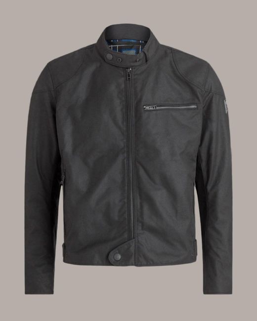 Belstaff Gray Stealth Ariel Motorcycle Jacket for men
