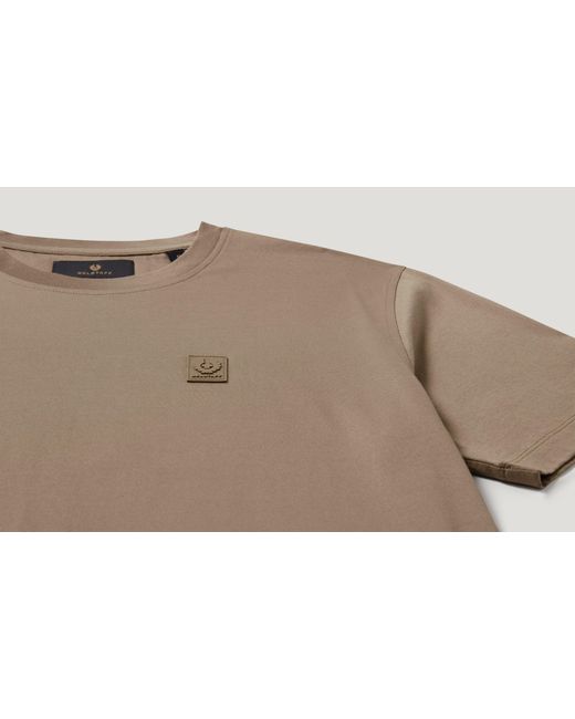 Belstaff Natural Men's Steel T-shirt Cotton Jersey for men