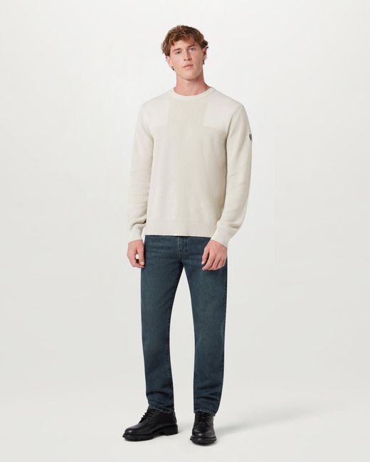 Belstaff Natural Commander Crewneck Jumper for men