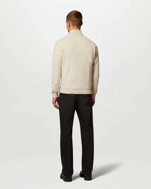 Belstaff Natural Men's Full Zip Sweatshirt Cotton Fleece for men