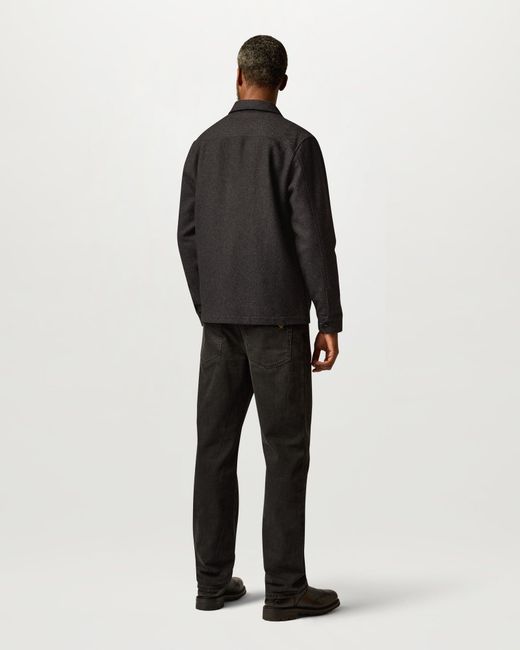 Belstaff Black Men's Trail Overshirt Lambswool for men