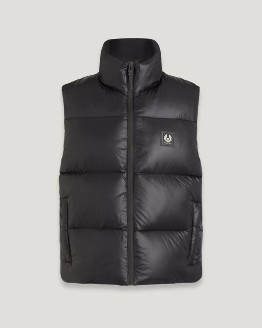 Belstaff Black Resolve Gilet for men