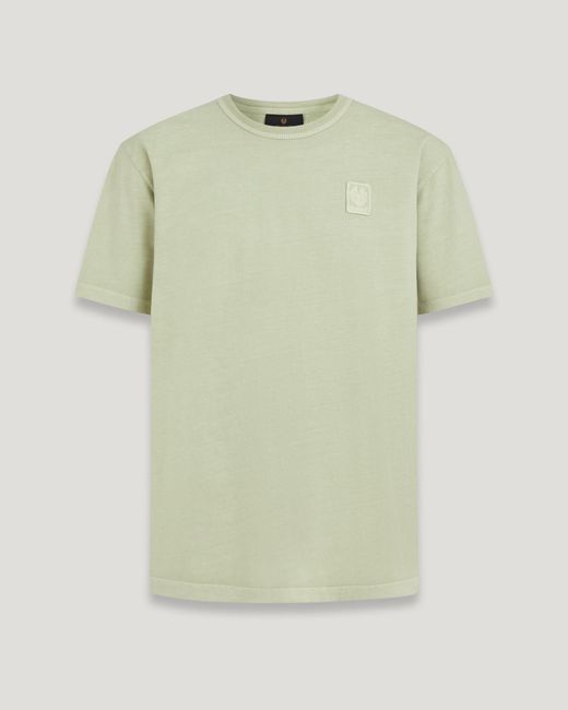 T-shirt mineral outliner di Belstaff in Green da Uomo