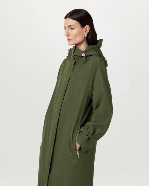 Belstaff Green Navis Parka Tri Tech Shell