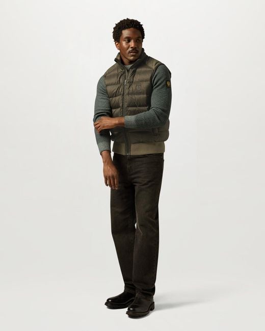 Belstaff Green Men's Compound Gilet Down Filled Nylon for men