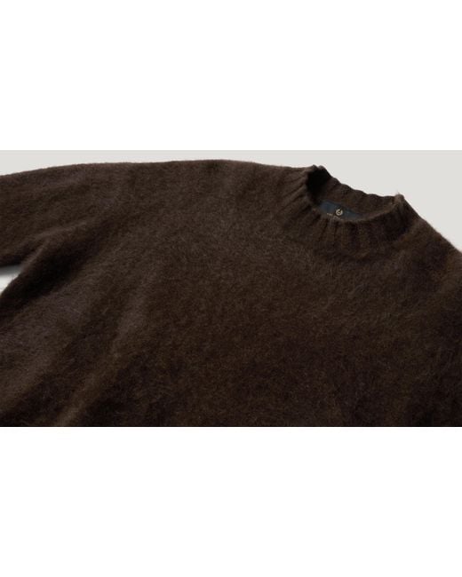 Belstaff Brown Women's Rhea Jumper Wool Cashmere Blend