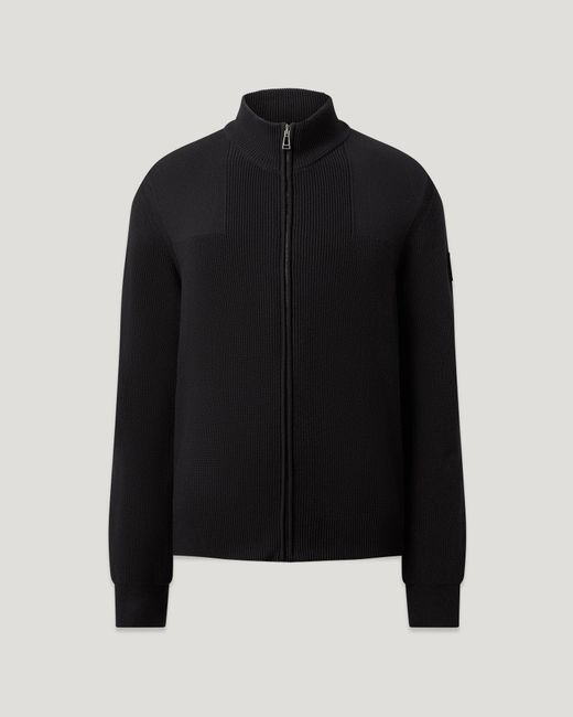 Belstaff Black Men's Commander Full Zip Cotton for men