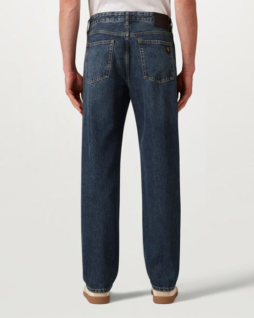 Belstaff Blue Men's B48 Jean Washed Denim Indigo Size W30l32 for men