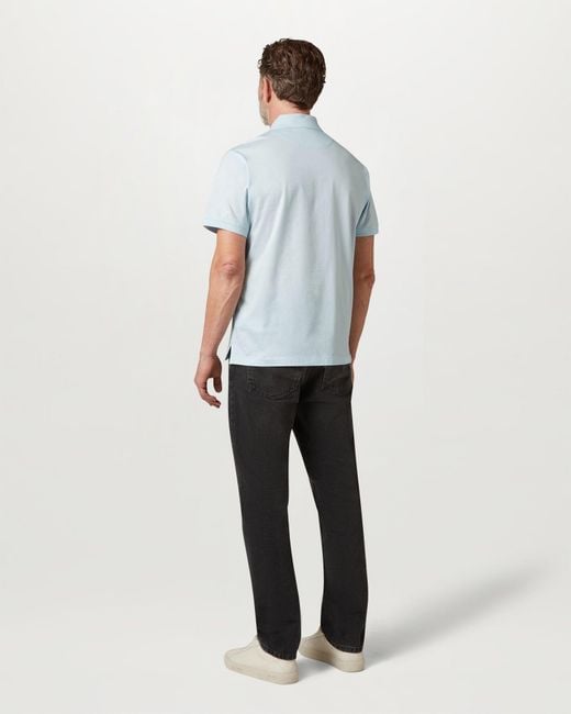 Belstaff Blue Men's Steel Polo Cotton Jersey for men