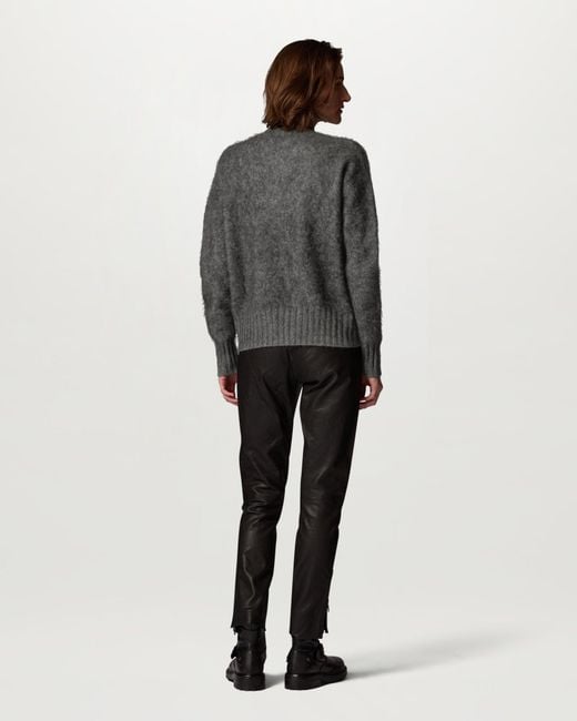 Belstaff Gray Women's Rhea Jumper Wool Cashmere Blend