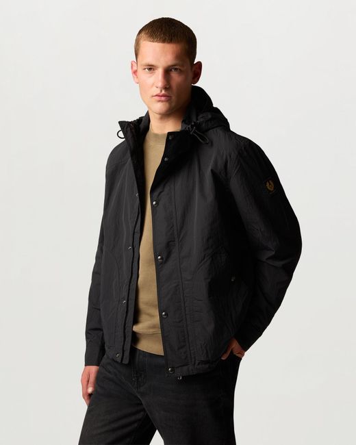 Belstaff Black Men's Marsh Jacket Alpha Nylon for men