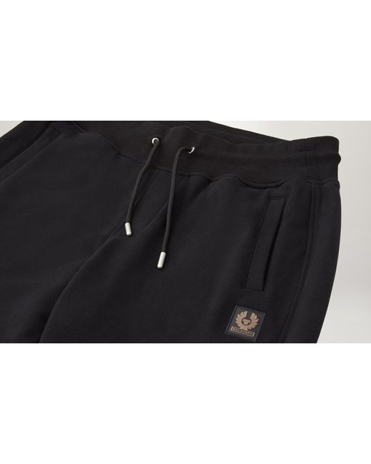 Belstaff Black Men's Sweatpant Cotton Fleece for men