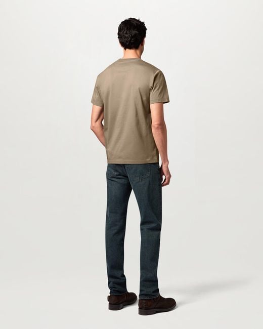 Belstaff Natural Men's Steel T-shirt Cotton Jersey for men